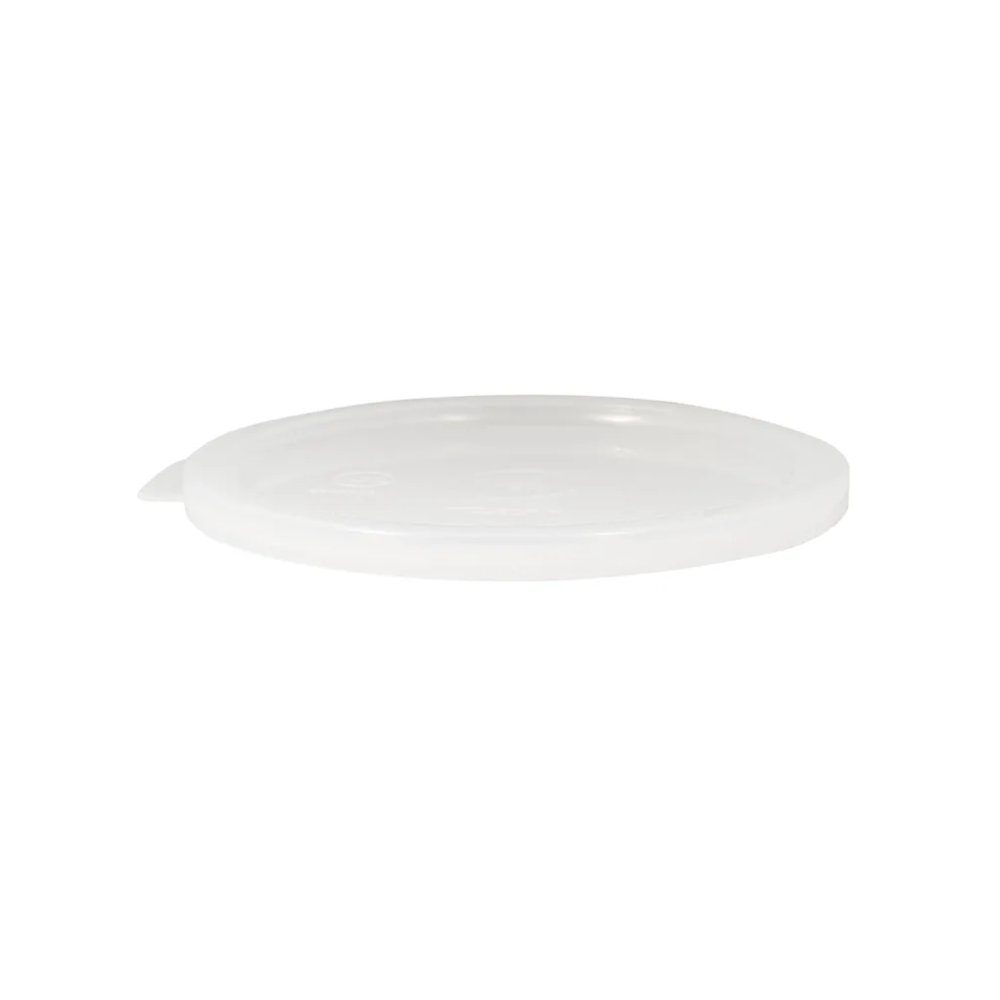 Cambro Camwear Round Translucent Seal Covers for 1 Quart Food Storage Containers - Ideal Lid for Keeping Food Fresh