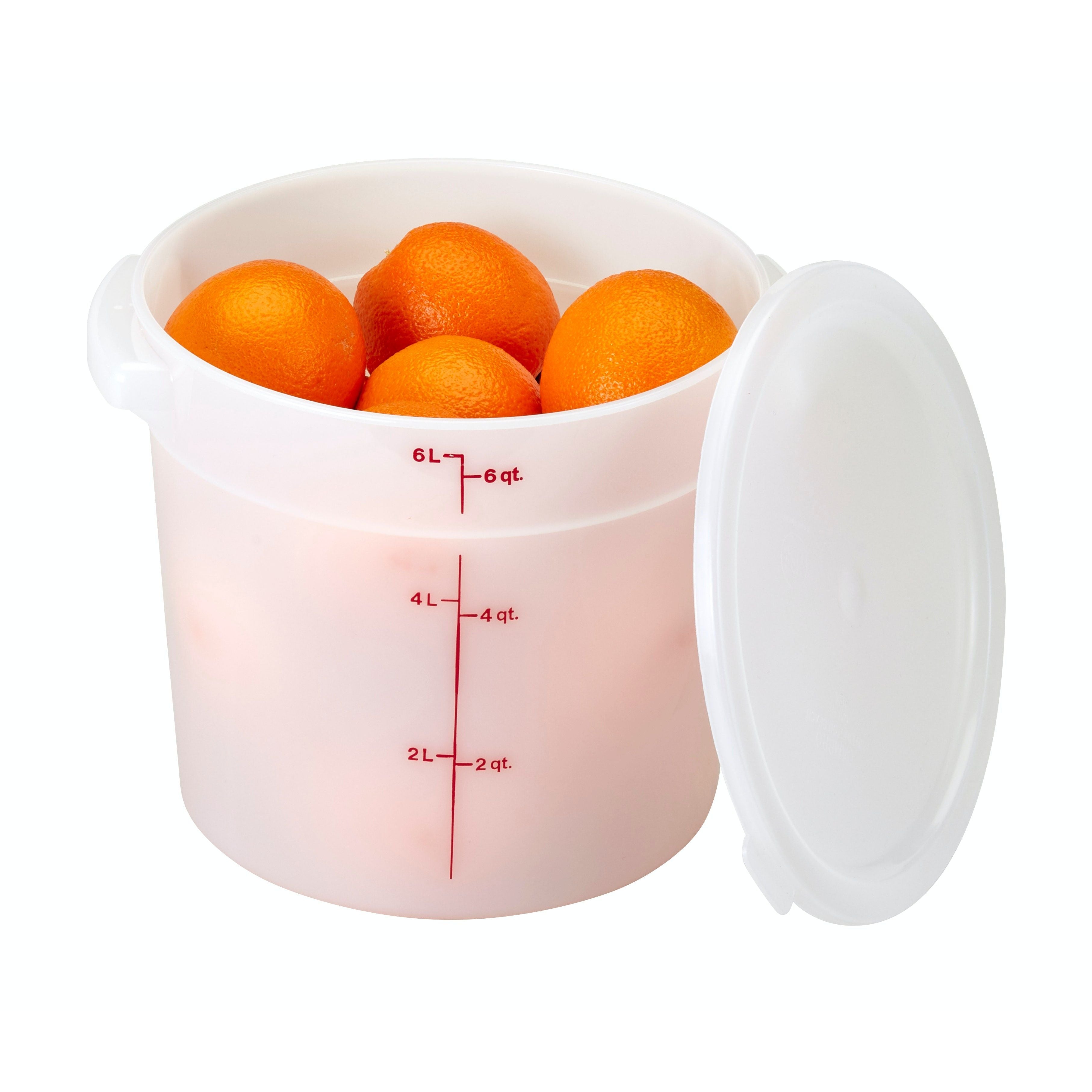 Cambro RFSC6148 Polyethylene Round Lid for 6 Qt. and 8 Qt. Containers