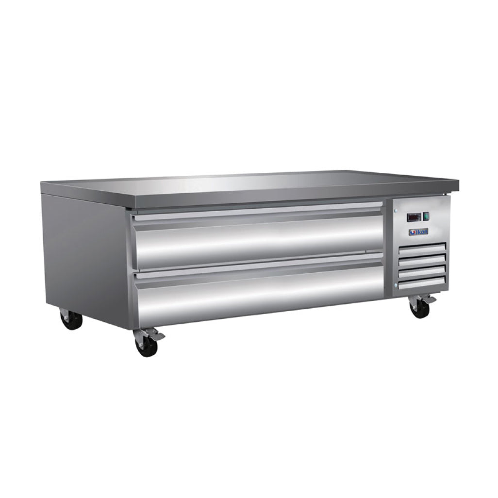 Ikon ICBR62 62-Inch Two-Drawer Refrigerated Professional Chef Base for Commercial Kitchens
