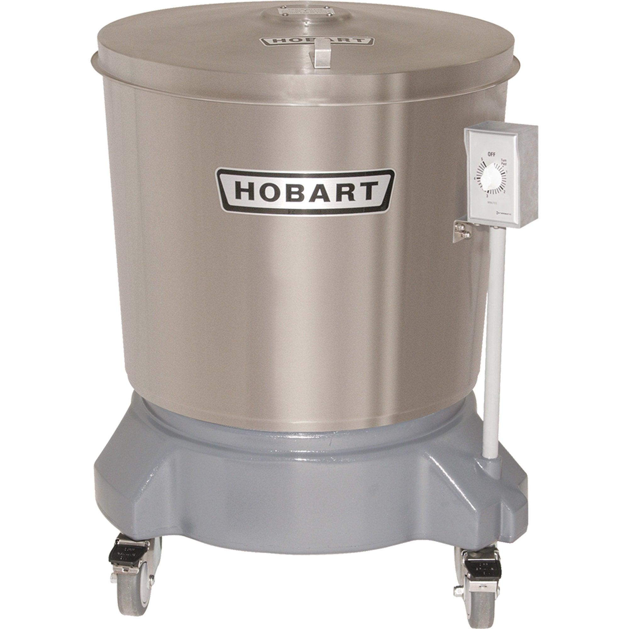 Hobart Electric 20-Gallon Stainless Steel Commercial Salad Dryer SDPS-11 for Efficient Lettuce Drying