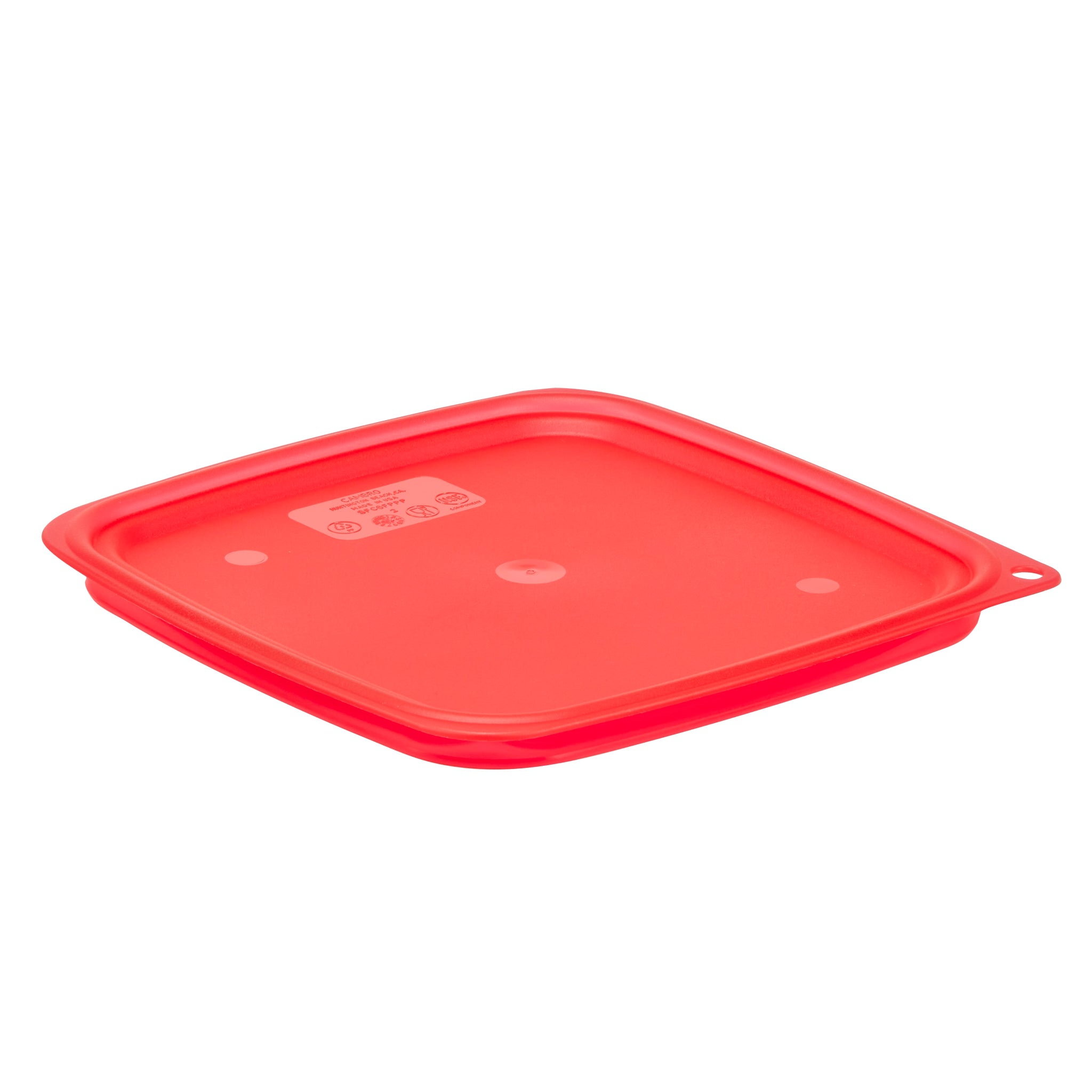 Cambro Red Translucent FreshPro Easy Seal Covers for 6 and 8 Qt. Camsquares Containers