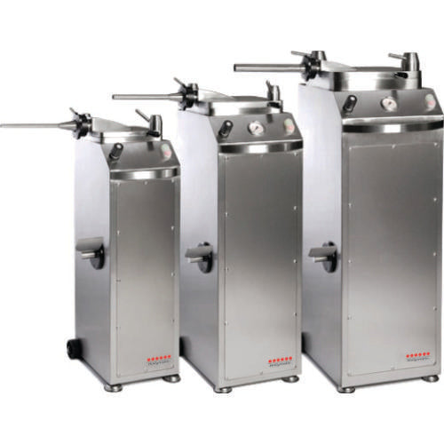Hollymatic 13 kg/28 lb Stainless Steel Hydraulic Commercial Sausage Stuffer - HM28
