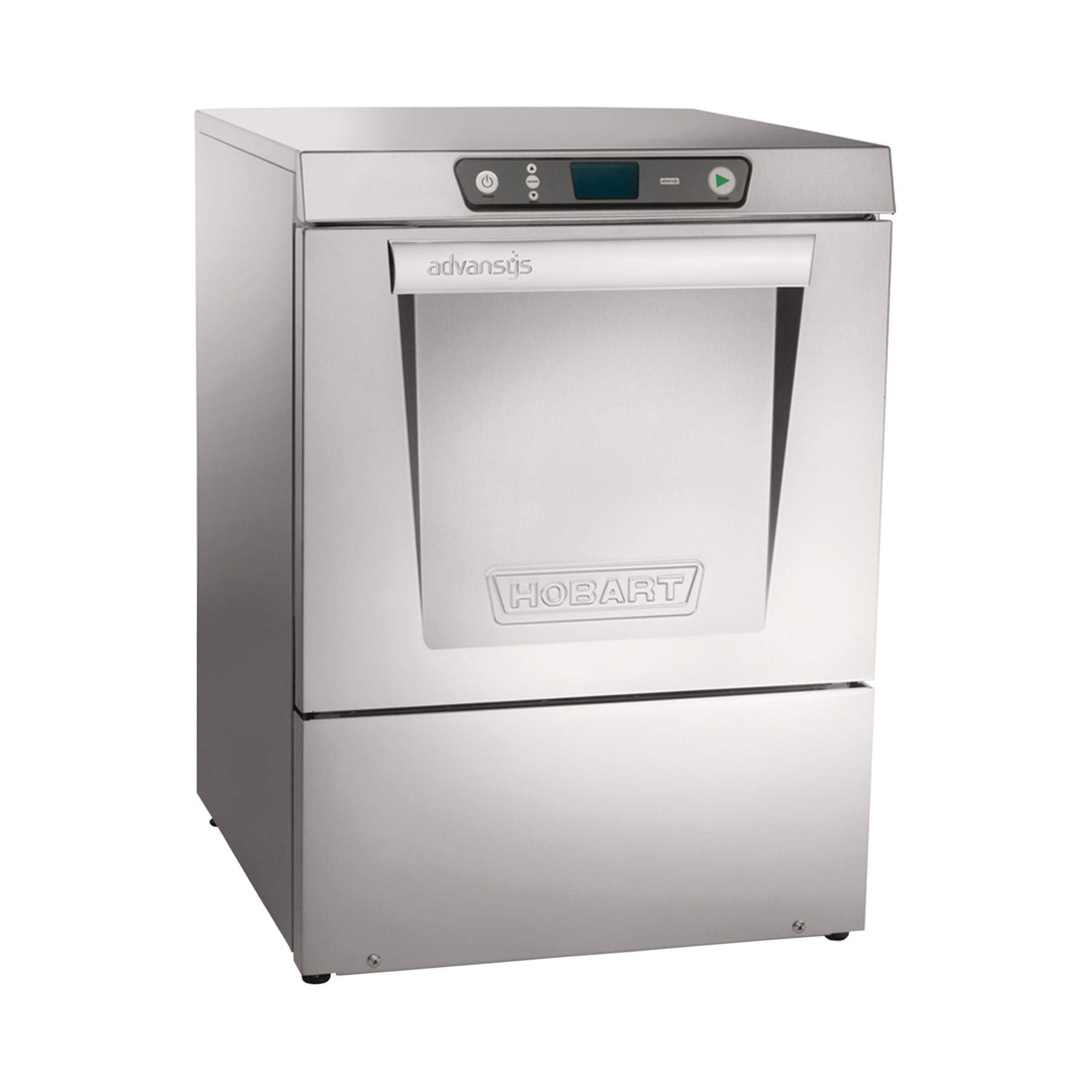 Hobart LXeR-1 Advansys Undercounter Dishwasher: 208-240V, 1 Phase, Hot Water Sanitizing