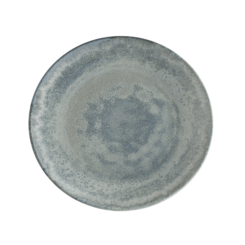Nella 10.5 - inch Round Omnia Gourmet High - quality Flat Porcelain Dinner Plate, Set of 6 (Model: S - MT - OMIGRM27DZ)