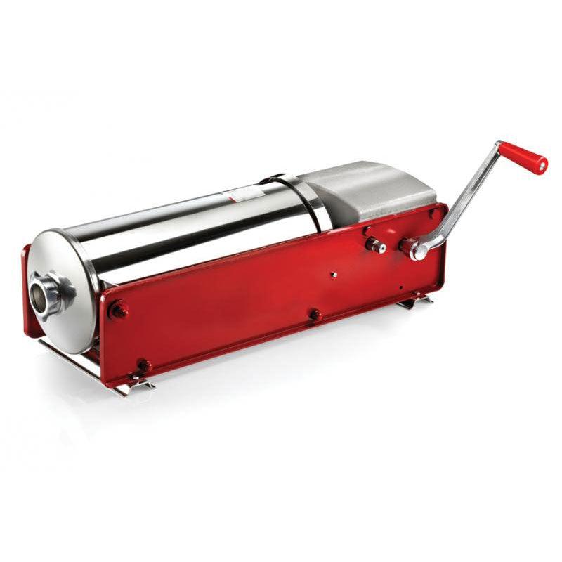 Nella 15 kg/30 lb Stainless Steel Manual Horizontal Sausage Stuffer - Model 13725