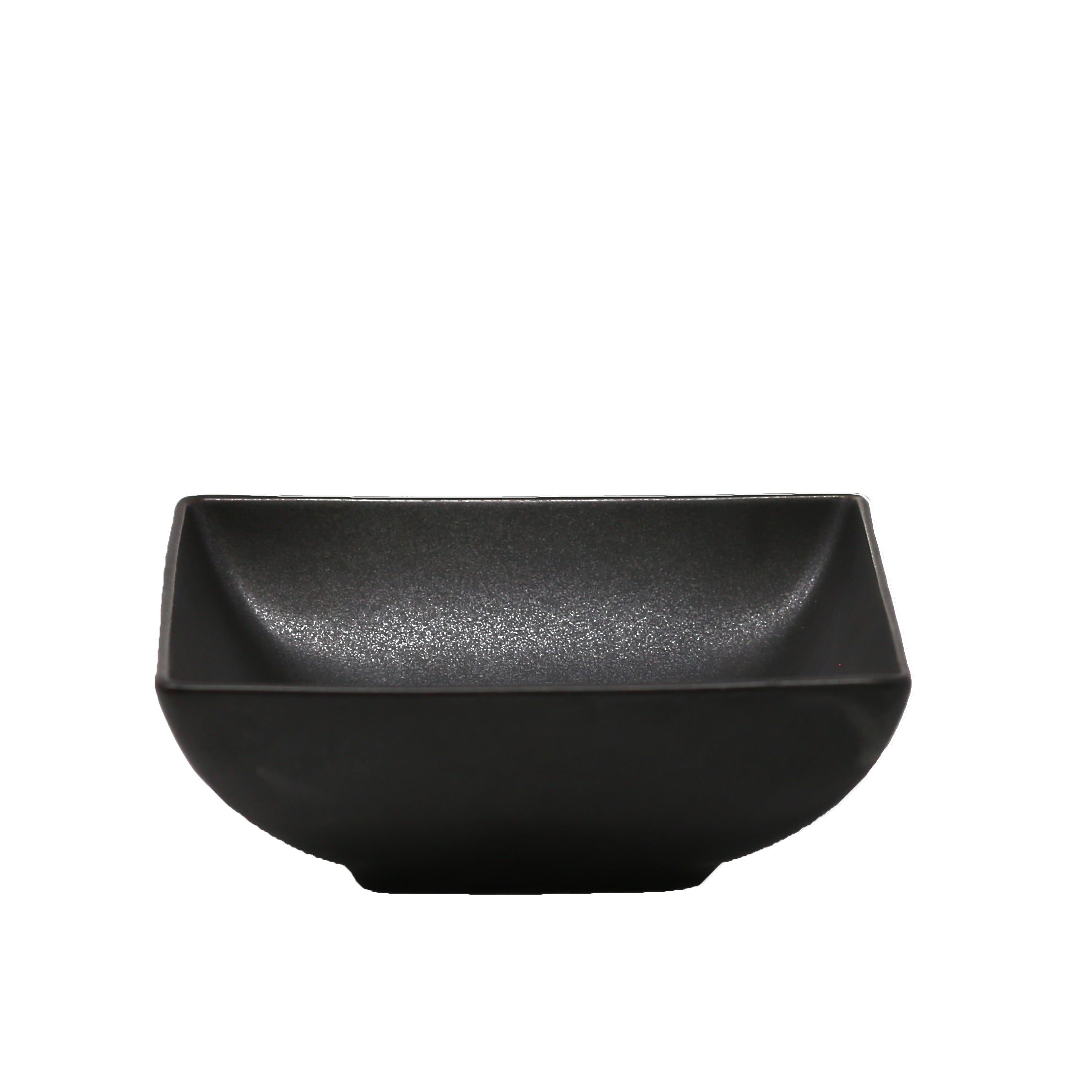 Nella 5.4-Inch Azia Square Serving Bowl in Matte Black - 24 per Case
