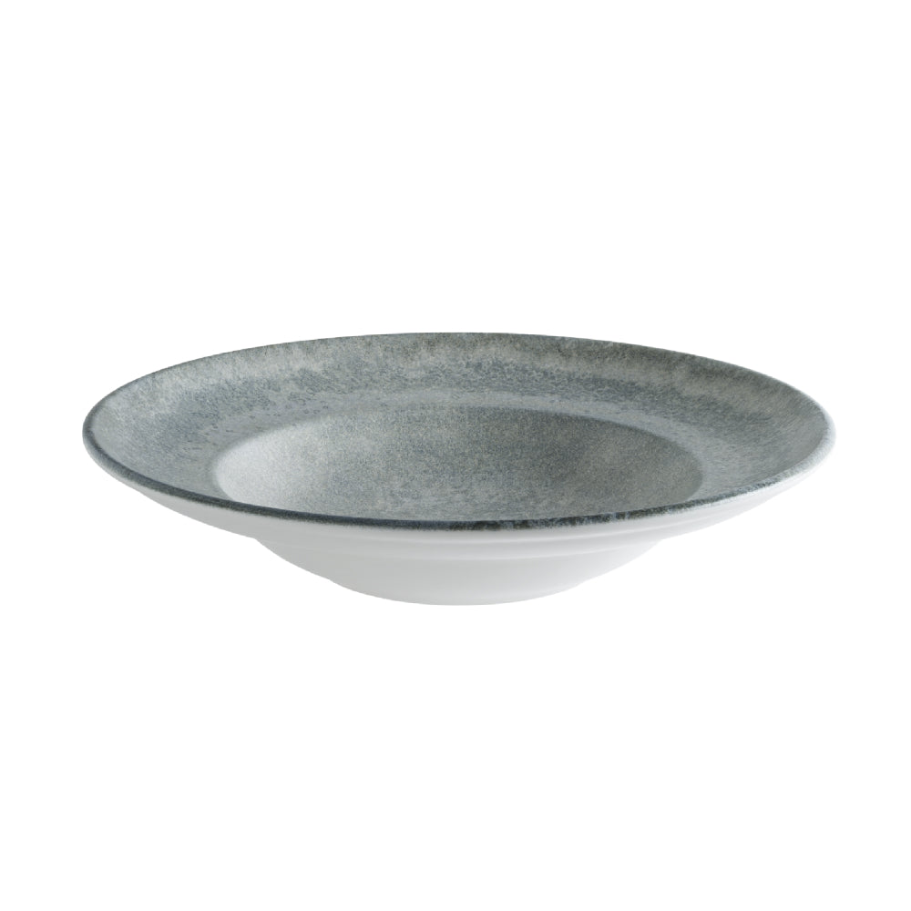 Nella 10.5-Inch High-Quality Omnia Gourmet Deep Round Porcelain Plates (Set of 6)