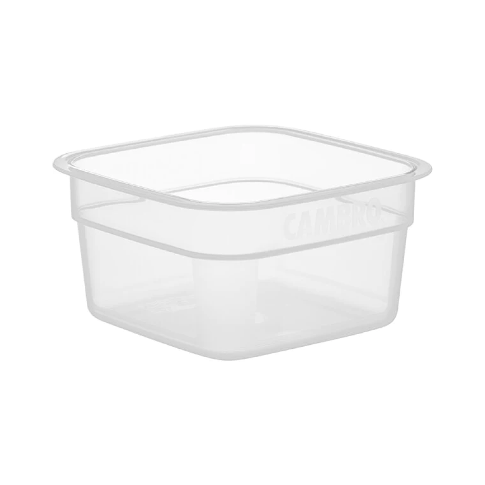 Cambro CamSquares® FreshPro 0.5 Qt Translucent Durable Square Food Storage Container