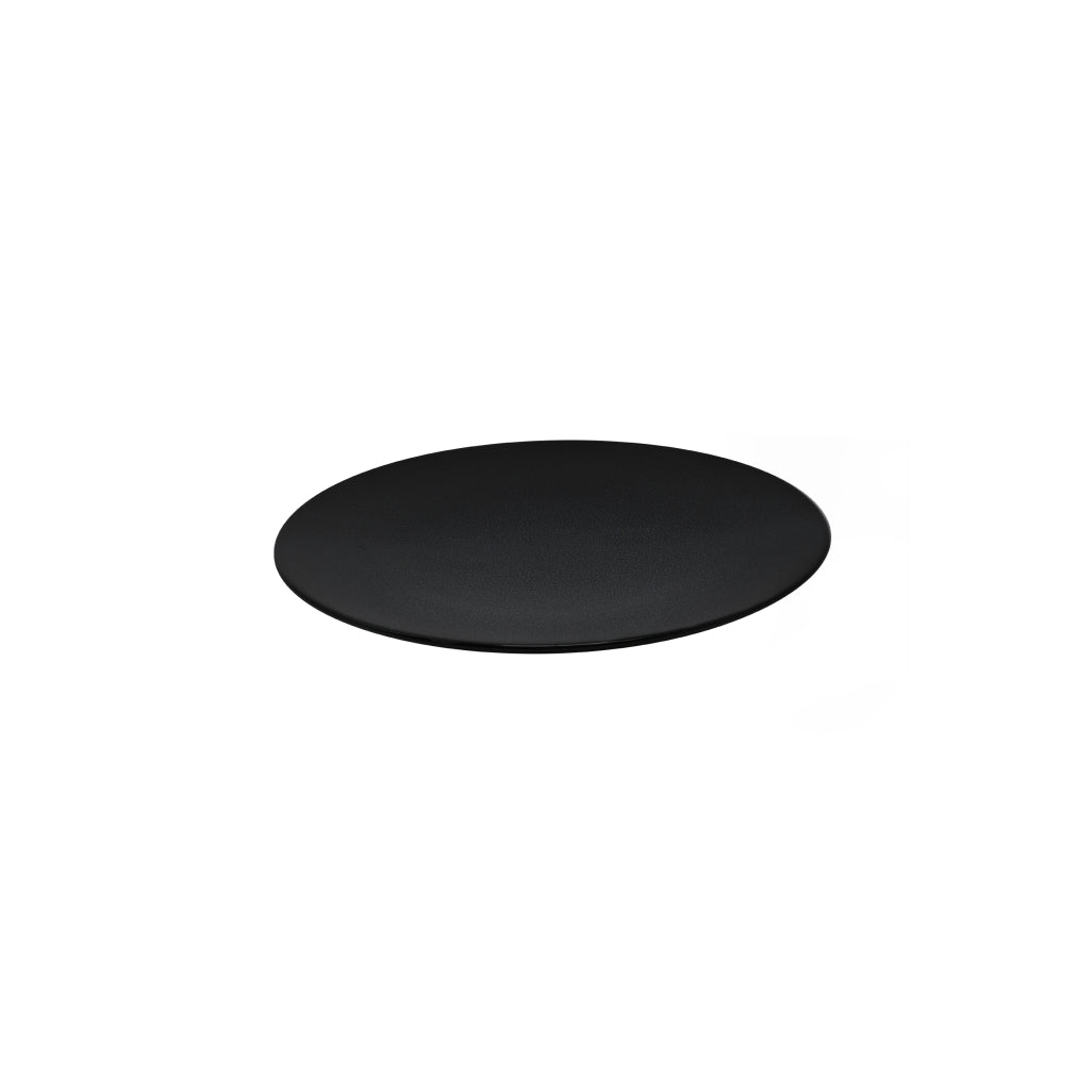 Elegant Egyptian 8-Inch Black Moon Fine Porcelain Serving Plates - 24/Case