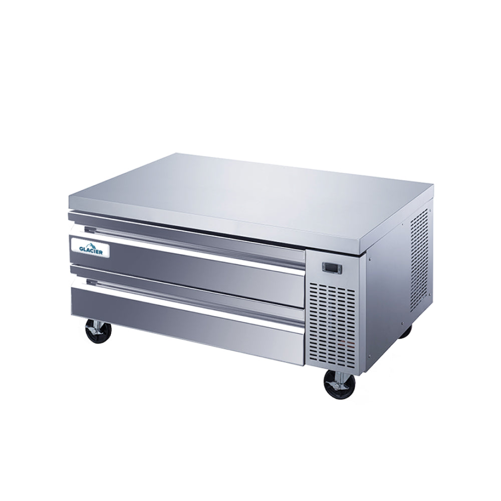 Commercial Glacier GCB - 52 52 - Inch Two - Drawer Refrigerated Chef's Base for Professional Kitchens