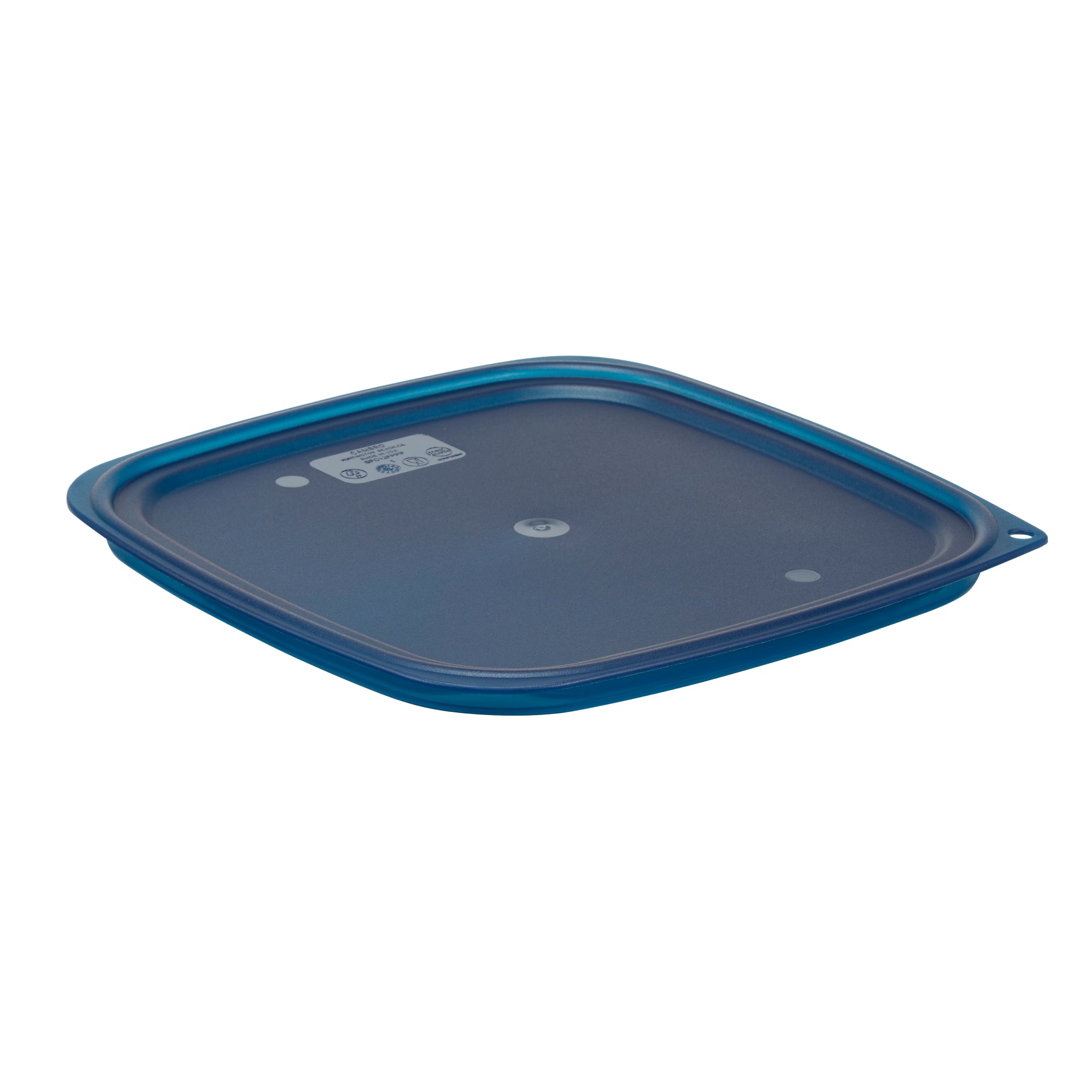 Cambro Camsquares FreshPro Translucent Blue Easy Seal Food Storage Covers for 12, 18, and 22 Quart Containers