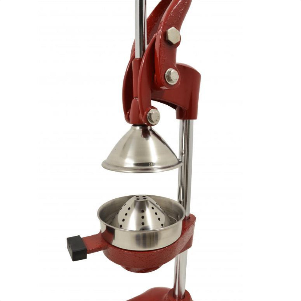 Nella Manual Citrus Juice Extractor - Red Color with 5 - inch Cutter Plate (Model 23576)