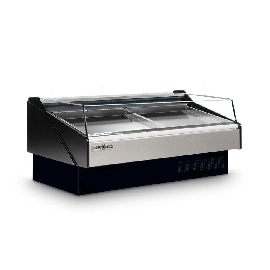 124-Inch Hydra-Kool KFM-SO-120-S Elegant Open Front Refrigerated Seafood Case