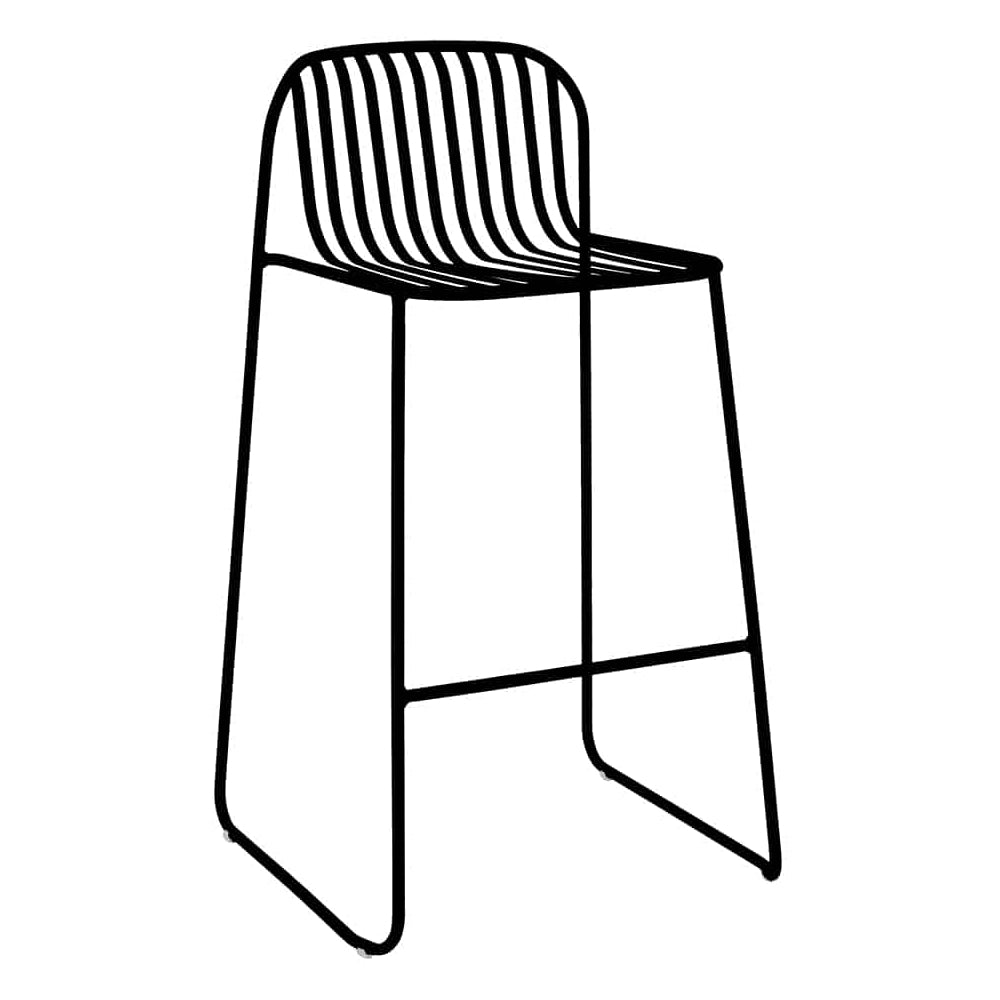 Lightweight and Sturdy Emu Riviera Bar Stool for Indoor and Outdoor Use