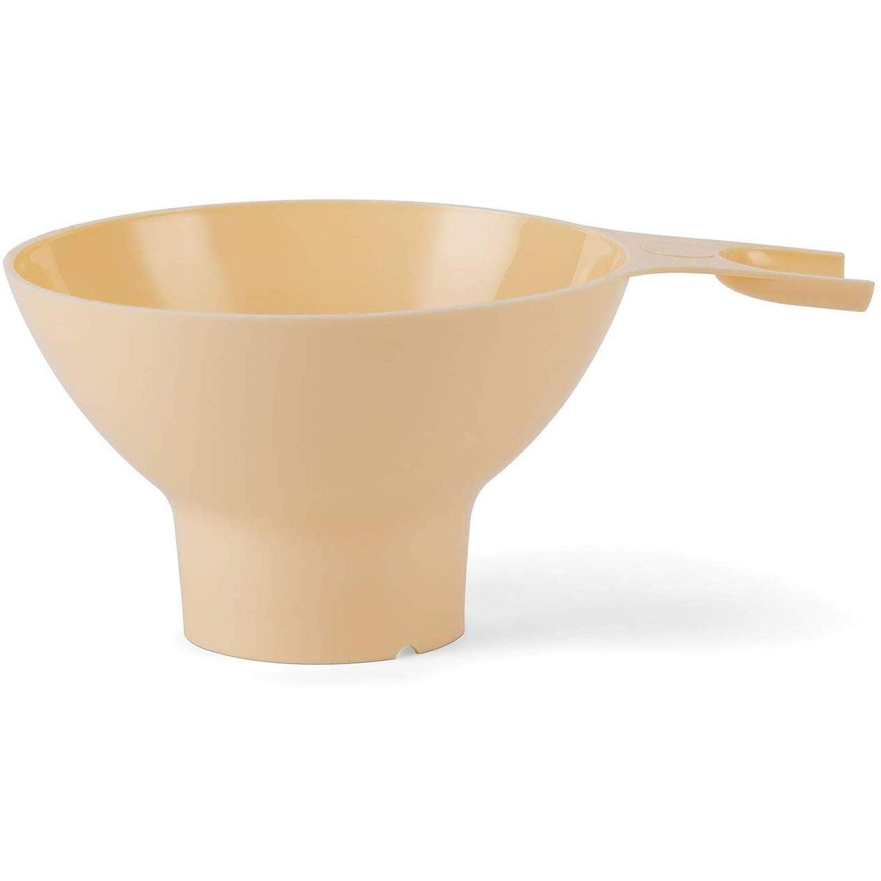 Fox Run 5293 Beige Durable Plastic Wide Mouth Canning Funnel