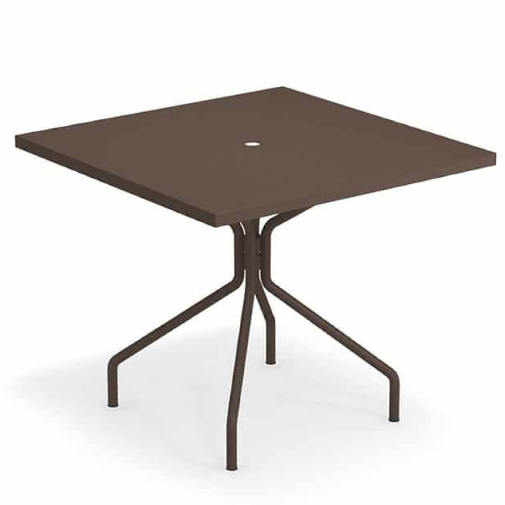 Lightweight and Durable Emu 36-Inch Solid Square Table for Indoor/Outdoor Use